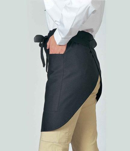 Dennys Wrapover Waist Apron - Black - ONE